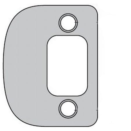 Kwikset Deadbolt Strike, Satin Nickel Blackened 85303-15A
